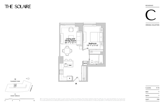 The Solaire, 20 River Terrace, #4C