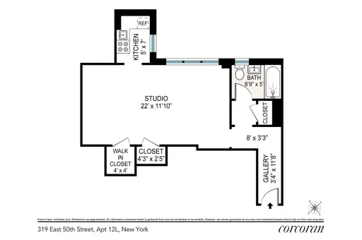 Beekman Hill, 319 East 50th Street, Unit 12L - Studio Apt for Sale for ...