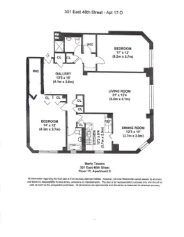 Marlo Towers, 301 East 48th Street, #17D