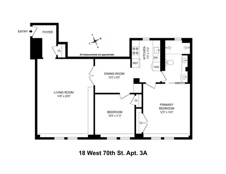 18 West 70th Street, #3A