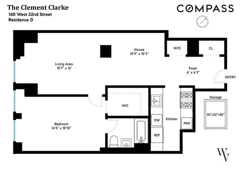 The Clement Clarke, 140 West 22nd Street, #5D