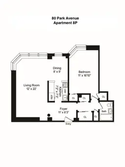 80 Park Avenue, #8P