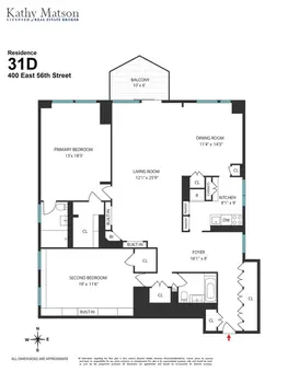 Plaza 400, 400 East 56th Street, #31D