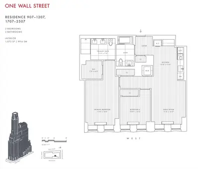 1 Wall Street, #1907