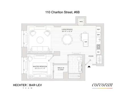 Greenwich West, 110 Charlton Street, #6B