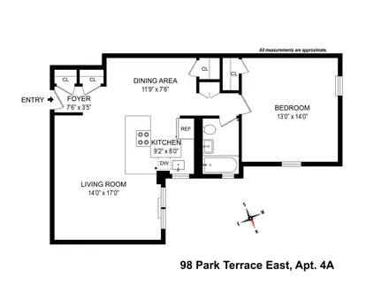 98 Park Terrace East, #4A