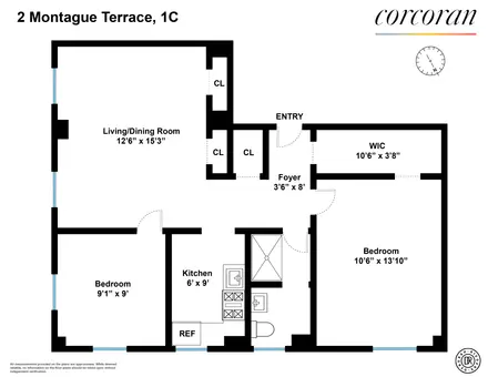 2 Montague Terrace, #1C