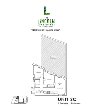 The Lincoln Apartments, 510 Flatbush Avenue, #2CTERRACE