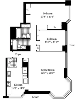 Bristol Plaza, 200 East 65th Street, #35E