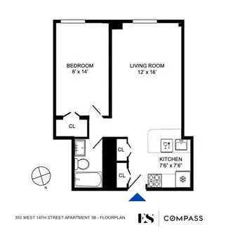 350 West 14th Street, #3B