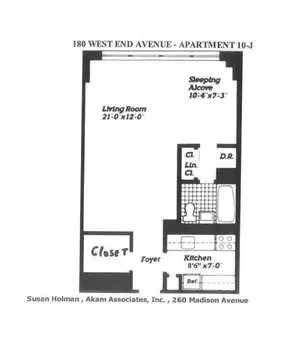 Lincoln Towers, 180 West End Avenue, #10J