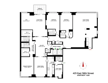 The Sovereign, 425 East 58th Street, #16AB