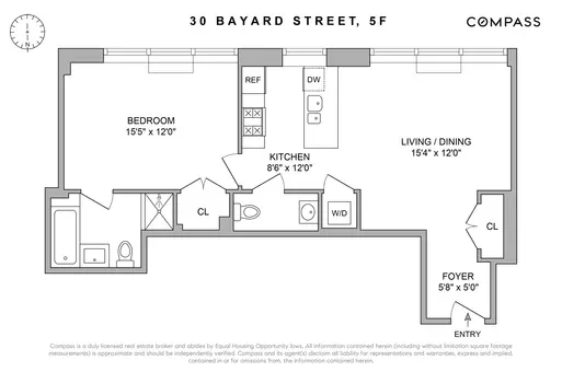 The Aurora, 30 Bayard Street, #5F