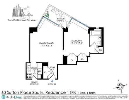 60 Sutton Place South, #11FN