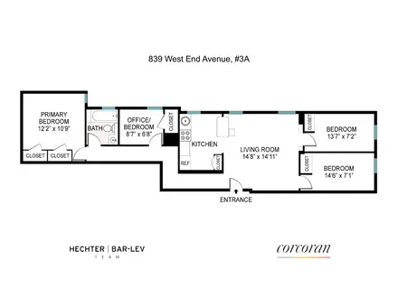 The Creston, 839 West End Avenue, #3A