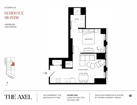 The Axel, 545 Vanderbilt Avenue, #12B