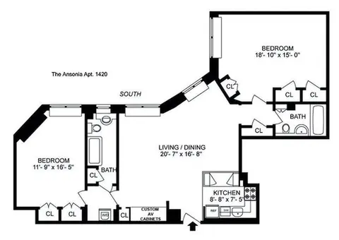 The Ansonia, 2109 Broadway, #1420