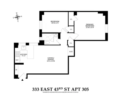 The Manor, 333 East 43rd Street, #305