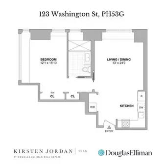 W Residences, 123 Washington Street, #PH53G