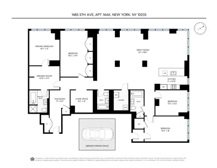 5th on the Park, 1485 Fifth Avenue, #14K