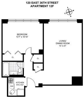 Stimson House, 120 East 36th Street, #12F