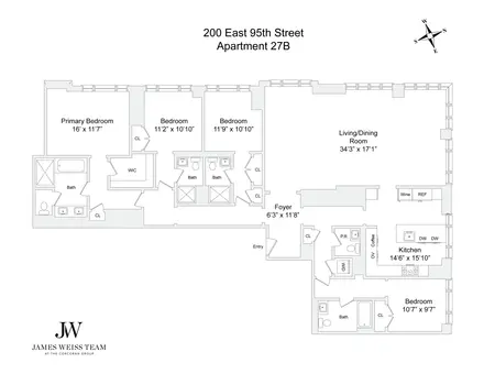 The Kent, 200 East 95th Street, #27B