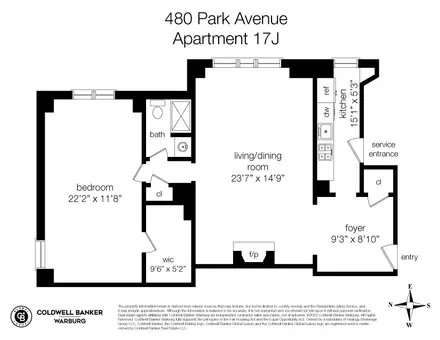 480 Park Avenue, #17J