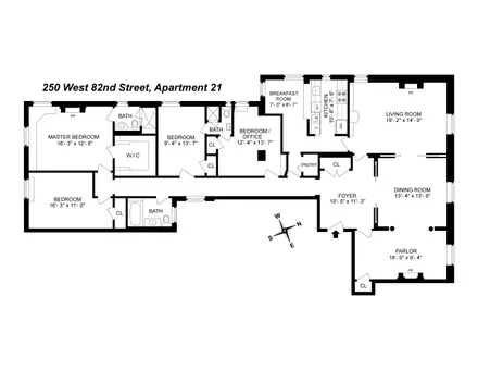 The Saxony, 250 West 82nd Street, #21