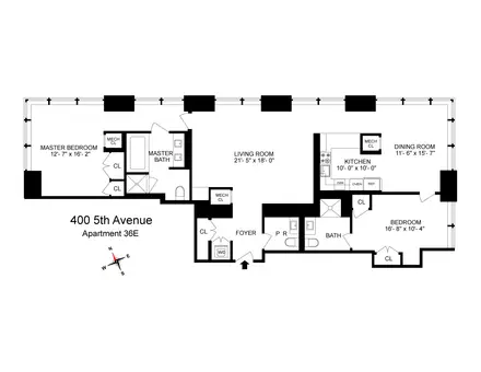 The Residences at 400 Fifth Avenue, 400 Fifth Avenue, #36E