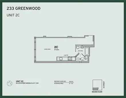 233 Greenwood, 233 34th Street, #2C