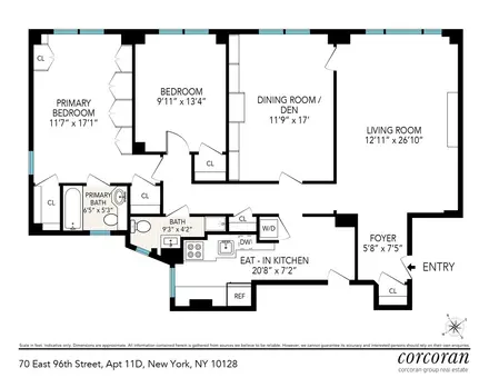 70 East 96th Street, #11D