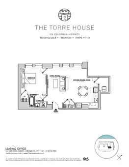 Torre House, 124 Columbia Heights, #202