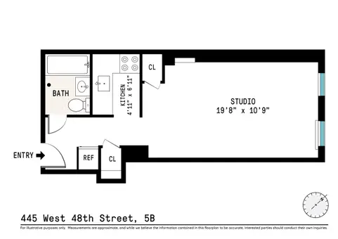 445 West 48th Street, #5B