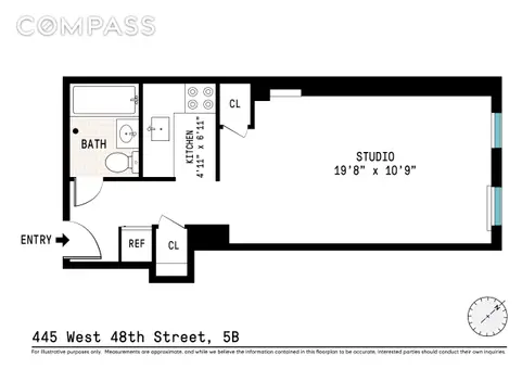 445 West 48th Street, #5B