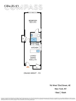 The Sussex, 116 West 72nd Street, #4E