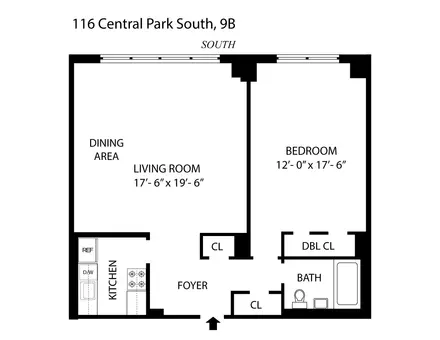 Park House, 116 Central Park South, #9B