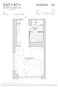 547 West 47th Street, #613