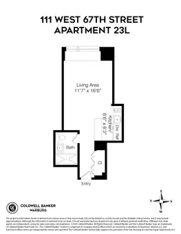 Park Millennium, 111 West 67th Street, #23L