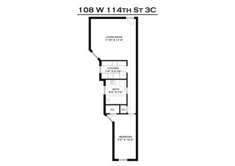 108 West 114th Street, #3C