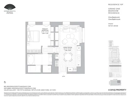 Mandarin Oriental Residences Fifth Avenue, 685 Fifth Avenue, #10F