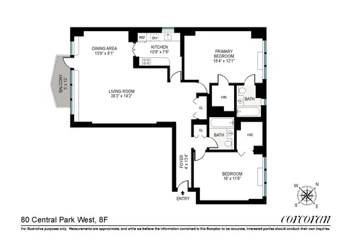 80 Central Park West, #8F