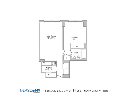 The Brevard, 245 East 54th Street, #26H