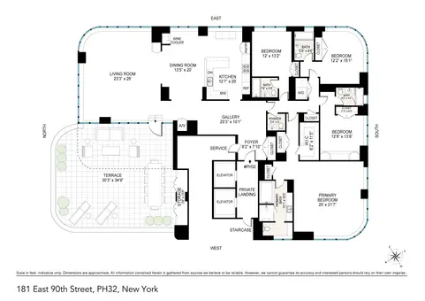 The Metropolitan, 181 East 90th Street, #PH32