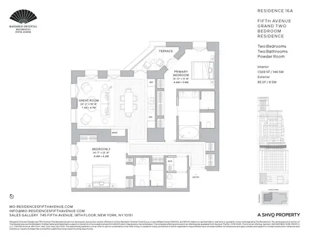 Mandarin Oriental Residences Fifth Avenue, 685 Fifth Avenue, #16A