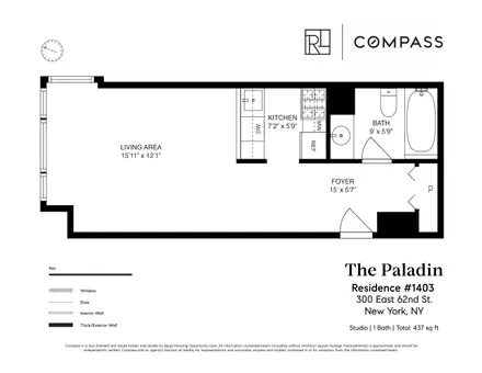 The Paladin, 300 East 62nd Street, #1403