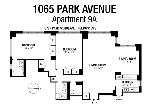 The Carlton Park, 1065 Park Avenue, #9A