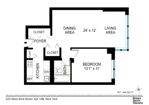 The Bromley, 225 West 83rd Street, #14B