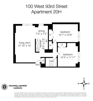 100 West 93rd Street, #20H