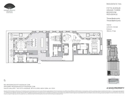 Mandarin Oriental Residences Fifth Avenue, 685 Fifth Avenue, #15A