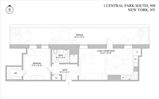 The Plaza, 1 Central Park South, #508